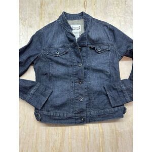 Levis Strauss Signature Womens Jacket Jean Denim Medium Blue